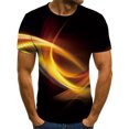 thumbnail image 1 of Summer Men's T-Shirts 3D Printing Hot Selling Graphics Colorful Geometric T-Shirt, 1 of 5