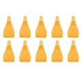thumbnail image 1 of 10X 1/4BSP Male Thread ABS Single Hole Air Blow Off Flat Jet Nozzle Yellow, 1 of 8