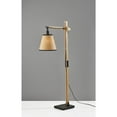 thumbnail image 6 of Adesso Walden 61" Adjustable Floor Lamp, Natural Wood with Black Metal Base, Paper shade, 6 of 6