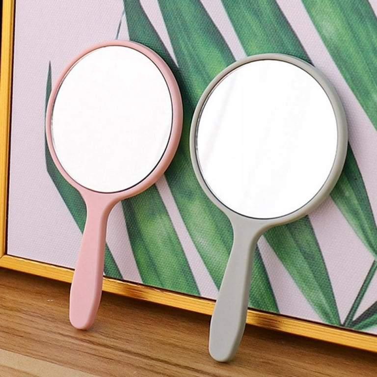 Custom Logo Round Plastic Mirror Mirror With Portable Hd A Little