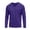 Purple, variant on Delconic Men's V Neck Compression Shirt Long Sleeve Workout Shirt Cool Dry Fit Athletic Base Layer Tops Army Green L