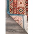thumbnail image 4 of nuLOOM KHTR02A-2808 Emblème Qiana Frange Bleu 2' 8" x 8' Coureur, 4 of 4