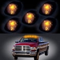 thumbnail image 5 of CCIYU 5 Pack Smoke Cab Roof Marker Clearance Covers w/T10 W5W Wedge 168 194 LED Bulb Replacement fit for 1999-2002 for Dodge for Ram 2500 3500 4500, 5 of 5