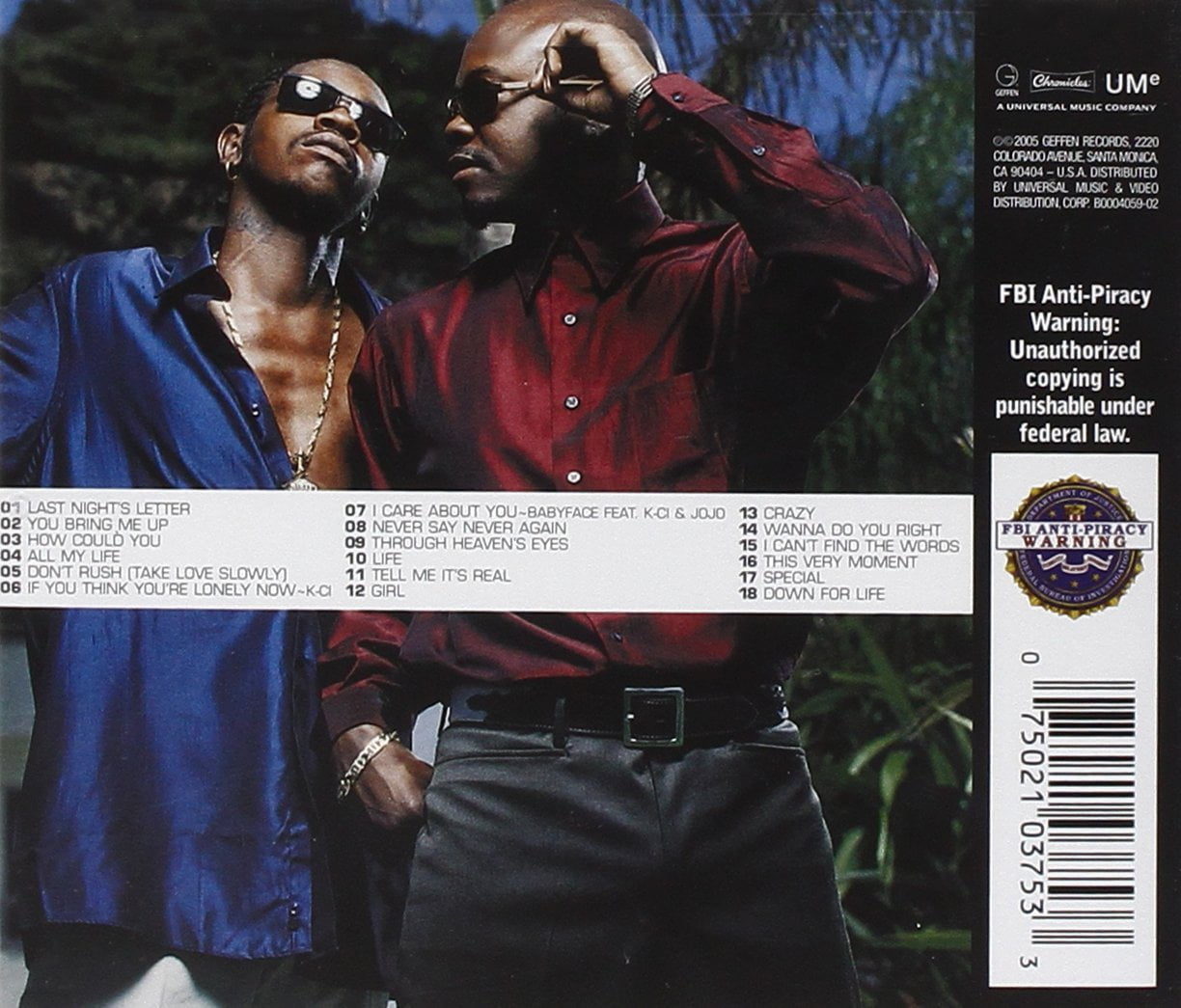 K-CI & JOJO ALL MY LIFE (4VER) 12incレコード K-Ci & JoJo