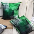 thumbnail image 2 of Set of 2 Green Art Artwork Contemporary Decorative Gray Home Decorative Throw Pillow Covers Cushion Covers for Bedroom Sofa Living Room 18X18 Inches, 2 of 6
