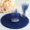 BalsaCircle 25 9" Tulle Circles Wedding Party Baby Shower FAVORS - Navy Blue