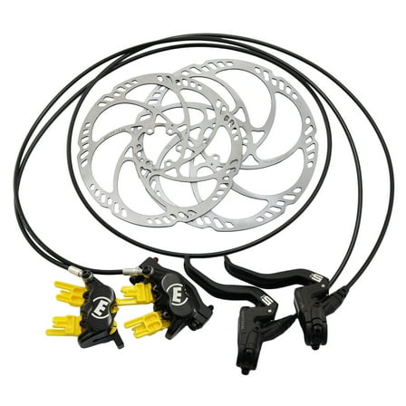Magura MT5 4-Piston Post Mount Hydraulic Disc Brake Set w/ 180&203mm Rotor (F R) #MG2557