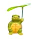 thumbnail image 5 of Estatua de animal pequeño pintada a mano, figura sosteniendo una hoja artificial, accesorio fotográfico de resina. Tortuga, 5 of 8