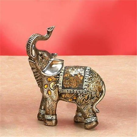 Bejeweled Vessel - Unison Gifts LKB-205 6 In. Bejeweled Mosaic Elephant Facing Right