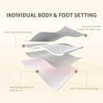 thumbnail image 4 of Bwarm Premium Multi-Zone Electric Heated Mattress Pad Cal King, Dual Control 72" x 84", 9 Heat Settings, 1-12 Hours Auto Off, Individual Body & Feet Settings, Removable Comfort Layer, Machine Washable, 4 of 8