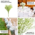 thumbnail image 4 of Efavormart 3 Bushes | White 14" Artificial Baby’s Breath Gypsophila Flower Arrangements, Real Touch Indoor Faux Floral Bouquets, 4 of 10