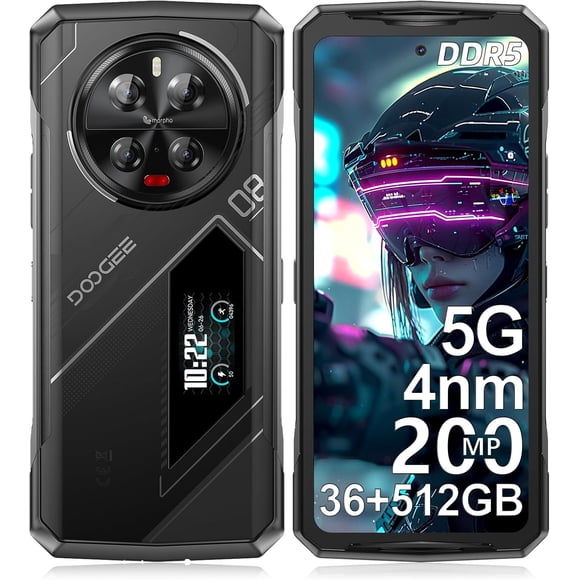 Cellphone DOOGEE V40 Pro 5G 36GB+512GB/TF 2TB 200MP 8680mAh
