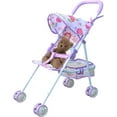thumbnail image 1 of LAICAIW Poussette pour Poupée, Poussette Réaliste pour Poupée, Poussette pour Poupée Pliable pour Enfants, Poussette Pliable pour Poupées, Jouets de Jeu d'Imitation pour Enfants, Poussette de Jeu avec Poignée Confortable, 1 of 7