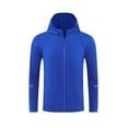 thumbnail image 1 of Ropa de protección solar con capucha para deportes de pareja de primavera y verano, chaqueta de protección UV de secado rápido para deportes al aire libre, ropa ligera y transpirable para la piel, 1 of 6