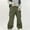 #Army Green, variant on DPTALR Men's Solid Color Elastic Waist Cargo Pants with Drawstring and MultiPocket, Army Green Big and Tall Men L