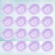 thumbnail image 2 of 100 bolsitas de organza con cordón, redondas, con lentejuelas, para dulces, regalos de Navidad, bodas, fiestas (morado claro), 2 of 7