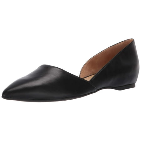 Naturalizer Tamara Women's Flats Slip On Leather Ladies Shoes (Black, 7.5)