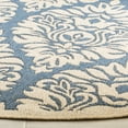 thumbnail image 2 of SAFAVIEH Linden Bryony Damask Area Rug, Blue/Cream, 9' x 12', 2 of 4