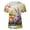 Blue, variant on Mens Easter Tee Theme Print Short Sleeve Round Neck Floral Trend Bottoming Mens Performance Polos,Blue,3XL