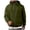 Army Green, variant on Wutalume Men's Sweat Jacket with Hood Leisure Hooded Jacket Zip Hoodie, Casual Sweatshirt Jacket for Winter, Plain Design with Pockets, Ideal for Men's Daily and Outdoor Use,Army Green L
