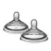Tommee Tippee Advanced Anti-Colic Baby Bottle Nipples, 6m+, Medium Flow, Breast-like, Soft Silicone, Pack of 2
