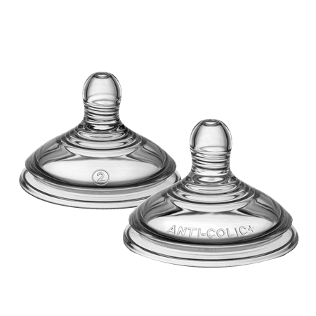 UPC: 0666519229051 | Tommee Tippee Advanced Anti-Colic Baby Bottle Nipples  Breast-like  Soft Silicone  Medium Flow  6+ months  Pack of 2