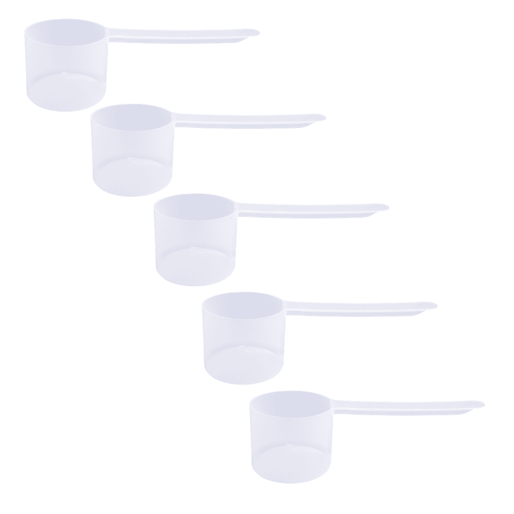 Long Handle Plastic Measuring Scoop, (60 CC 1/4 Cup 4 Tbsp 2 fl