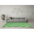 thumbnail image 3 of Ahgly Company Indoor Rectangle Oriental Green Industrial Area Rugs, 2' x 4', 3 of 4