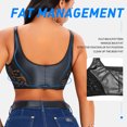 thumbnail image 4 of Top de cuero con encaje para mujer, ropa interior Sexy para fiesta de club nocturno, camiseta sin mangas Fridja nalpqowj37563, 4 of 9