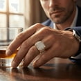 thumbnail image 7 of Pompeii 2 1/4Ct Diamond Mens Ring in 10k Yellow Gold (H,I1-I2), 7 of 7