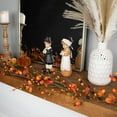 thumbnail image 3 of Northlight 5' x 6" Fall Harvest Berries and Leaves Twig Artificial Garland, Unlit, 3 of 7