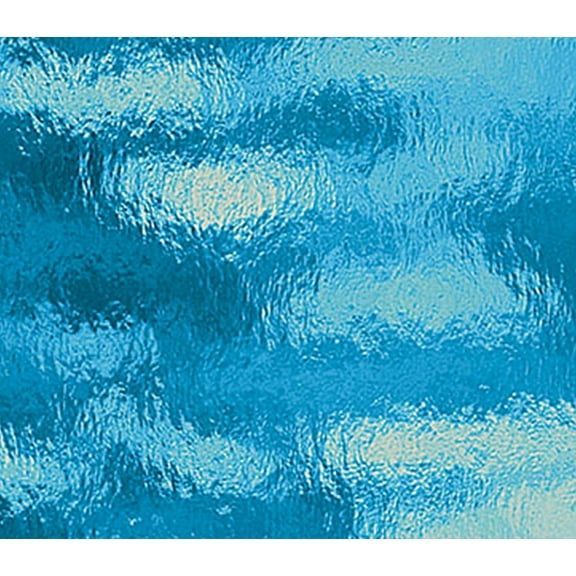 OCEANSIDE STAINED/FUSING GLASS SHEETS - SKY BLUE ROUGH ROLLED FUSIBLE (Small 8" x 12")