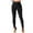 Black-21, variant on Women's Elastic High Waist Legging Pants Split Hem Elegant Skinny Trousers
