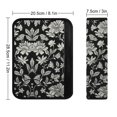 thumbnail image 3 of WYYP Fine Foliage Lace Car Seat Belt Pad Cover Car Interior Decor 1Pcs, 3 of 5