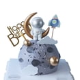 thumbnail image 2 of Decoración para tarta de astronauta, planetas, adornos para tarta de astronauta, adornos para hornear para niños, universo, espacio exterior, suministros para fiesta de cumpleaños, 2 of 5