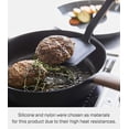 thumbnail image 4 of Yamazaki Home Floating Utensil - Four Styles, Black, Silicone, Spatula, Dishwasher Safe, Floating Design, No Assembly, 4 of 7