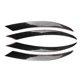 thumbnail image 3 of unique High qualityFront Fog Lights Trim Strips Bumper Lip Splitter Spoiler for C Class W205 C180 C200 C250 C260 C300, 3 of 4