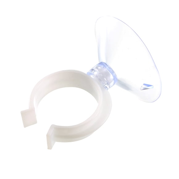 Clips de ventosa para tubo de aire de acuario, soportes de abrazadera para pecera, claros de 24mm, 6 Pcs