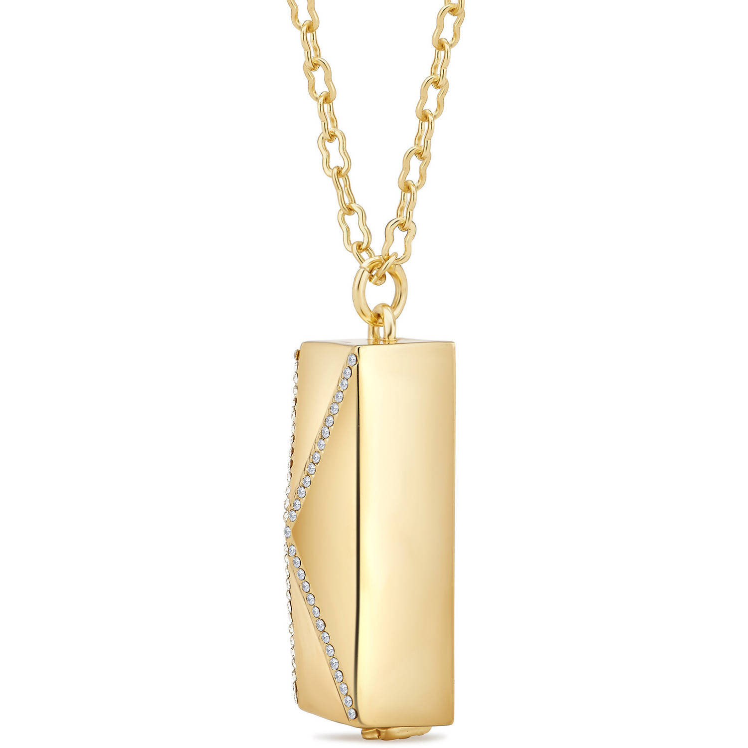 Yellow Ion-Plated X Enhancer Pendant for Fitbit Flex