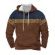thumbnail image 1 of Sudadera con capucha para hombre, moda, bolsillos, manga larga, estilo étnico, estampado vintage, sudadera con capucha, blusa de poliéster para hombre, 1 of 4