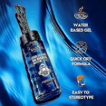 thumbnail image 4 of Hair Styling Gel, 2-in-1 Wax Gel with Comb, Men's Grooming Gel, Moisturizing Long Lasting Fast Build , Strong Hold Wet look & Shiny finish All D, 4 of 5
