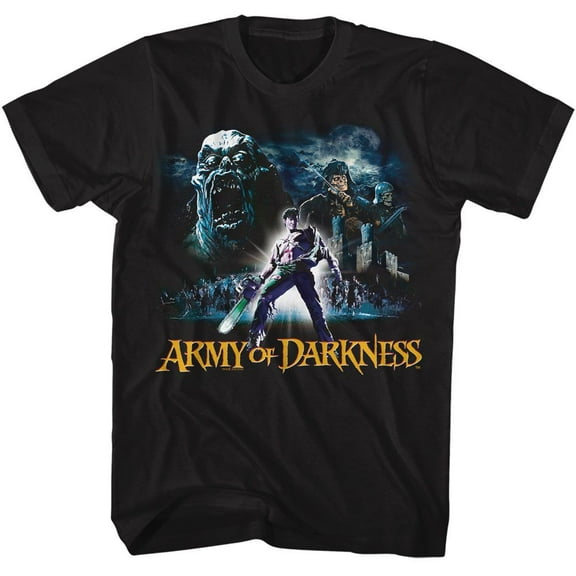 Army Of Darkness Night Sky Black Adult T-Shirt Xl