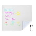 thumbnail image 6 of Uxcell 39" x 24" Blackboard Wall Sticker Roll Dry Erase Sticker Board Self Adhesive Presentation, White Pack of 2, 6 of 6
