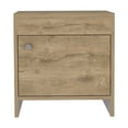 thumbnail image 3 of Mesa Noche Colore Macadamia/Blanco Madera Aglomerada Excelsior, 3 of 5