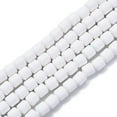 thumbnail image 2 of Handmade Polymer Clay Bead Strands Column White 6.5x6mm Hole: 1.2mm, 2 of 7