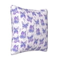 thumbnail image 2 of ZICANCN Nature Pink Vintage Butterfly Throw Pillow Covers, Bed Couch Sofa Knit Decorative Pillow Covers for Living Room Farmhouse, 20"x20", 2 of 8