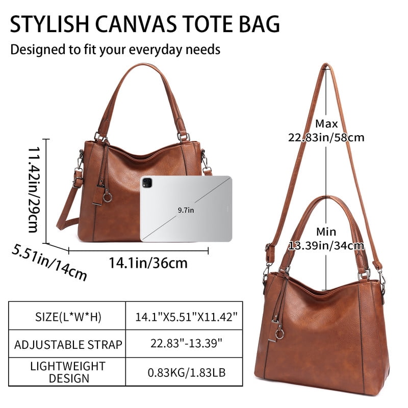 FALAN MULE Tote Bags for Women Crossbody Purse and Handbags Ladies Top Handle Satchel Shoulder Bags