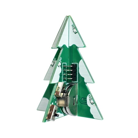 3D Mini PCB Stereo Christmas Tree DIY Music Kit Electronic Learning Kit Module Christmas Tree DIY