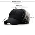 Men Winter Warm Ushanka Hat Fleeced Thick Cap with Earflaps and Mask