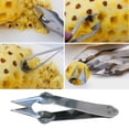 thumbnail image 2 of Pelador de piña cuchillo para piña clip para piña de acero inoxidable quita ojos de piña en la foto ANGGREK Otros, 2 of 8